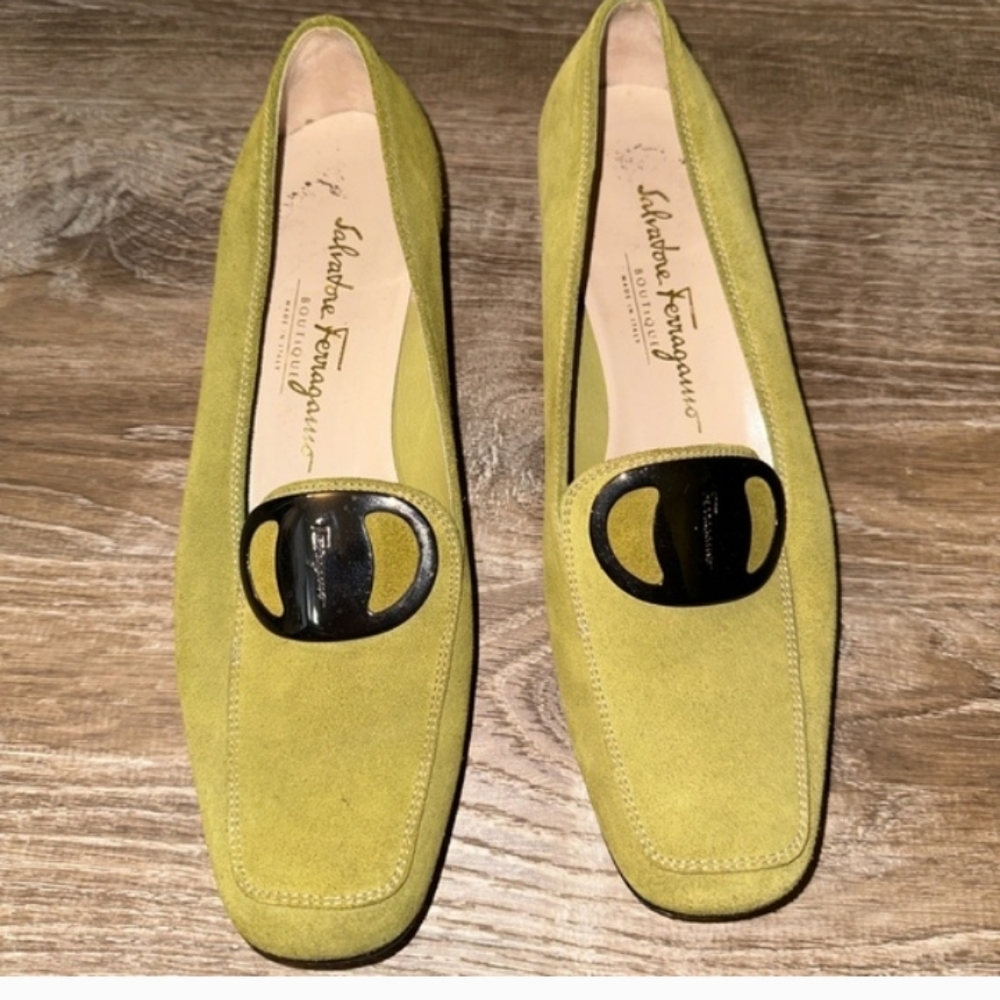 Salvatore Ferragamo Suede Loafers
